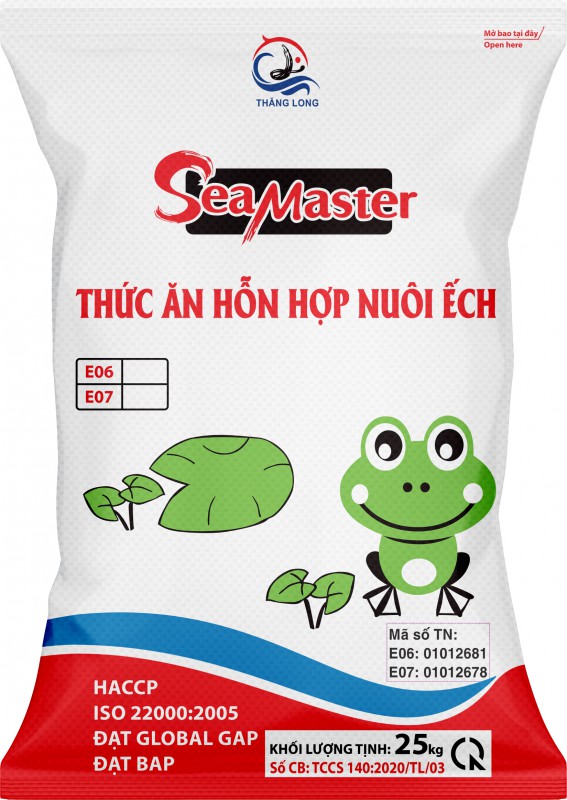 THỨC ĂN ẾCH S030.F2.028 E06-07 25kg